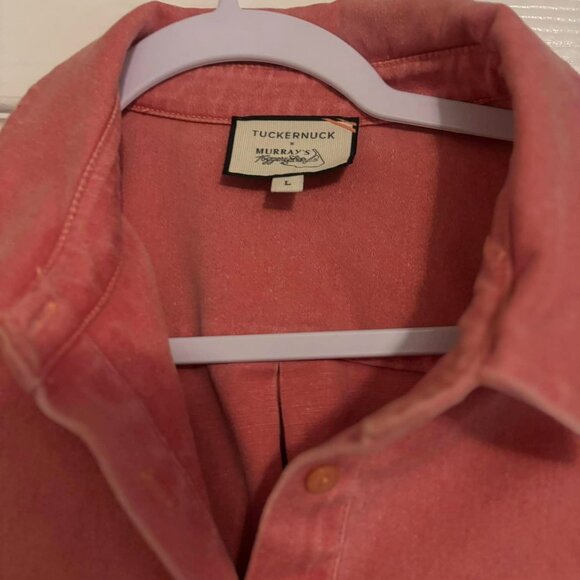 Tuckernuck x Murray's Toggery Callahan Shirt Dress Nantucket Red Large - Picture 2 of 2